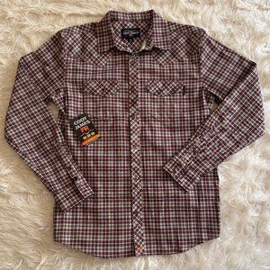 Cody James FR Plaid Snap Shirt - Size Medium